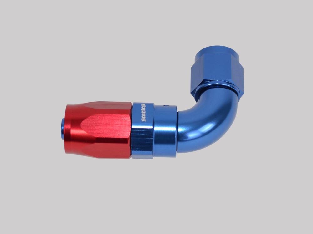Swivel Hose End 90 AN4 Black
