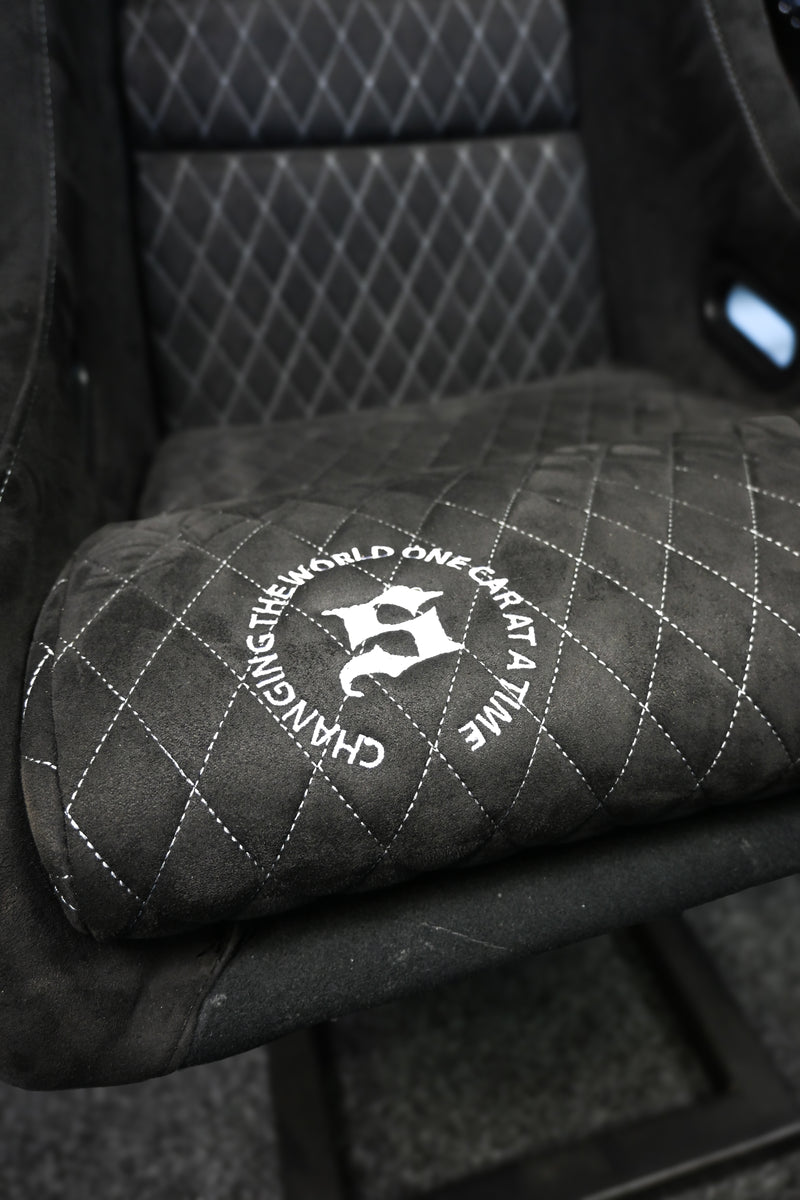 Bucket Seat Fixed - Pro Suede Checker (Black Glitterback)
