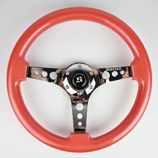 Scarles Watermelon Mahogany Steering Wheel