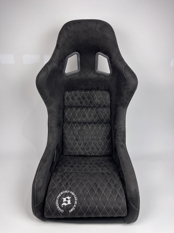 Bucket Seat Fixed - Pro Suede Checker (Black Glitterback)