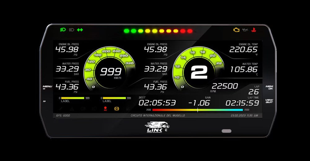 LINK ECU MXT Strada 10-inch Dash - Street Edition (Order in)