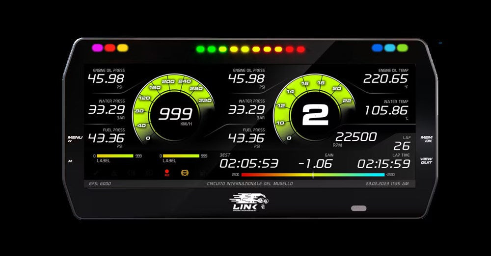 LINK ECU MXT Strada 10-inch Dash - Race Edition (Order in)