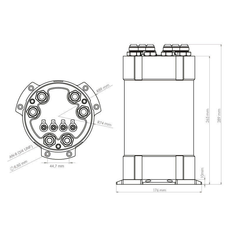 Nuke 2G Fuel Surge Tank 3.0 liter for internal fuel pumps