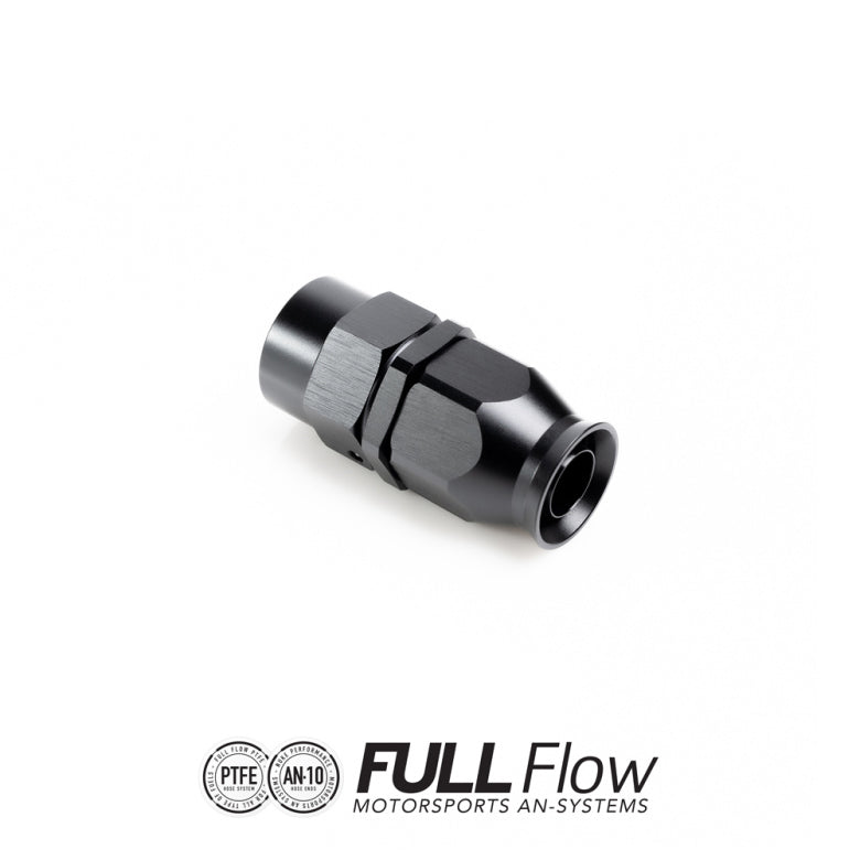 Full Flow PTFE Hose End Fitting Straight AN-12