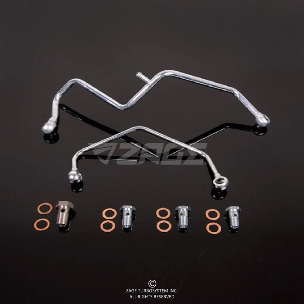 Water Hardline Kit for Saab 9000i 2.0 B204E 1994-1998 with Garrett TB25 Turbos (Order in)