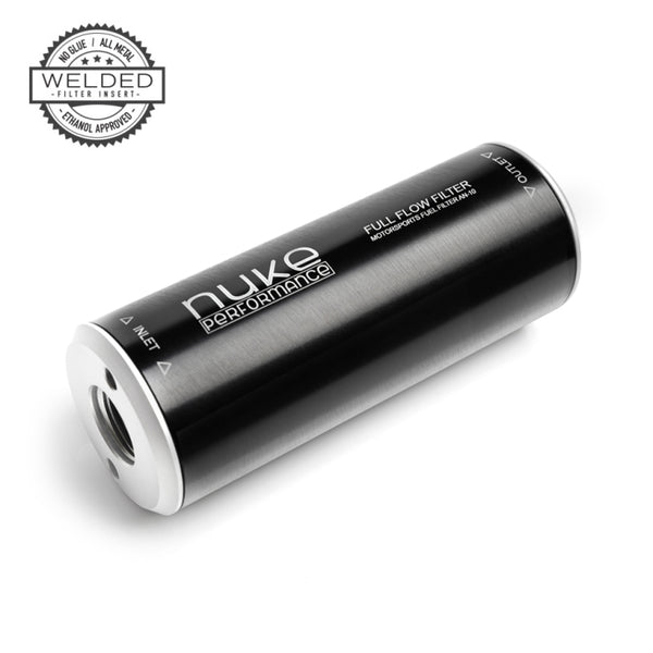 Nuke Fuel Filter Slim 100 Micron Stainless Steel