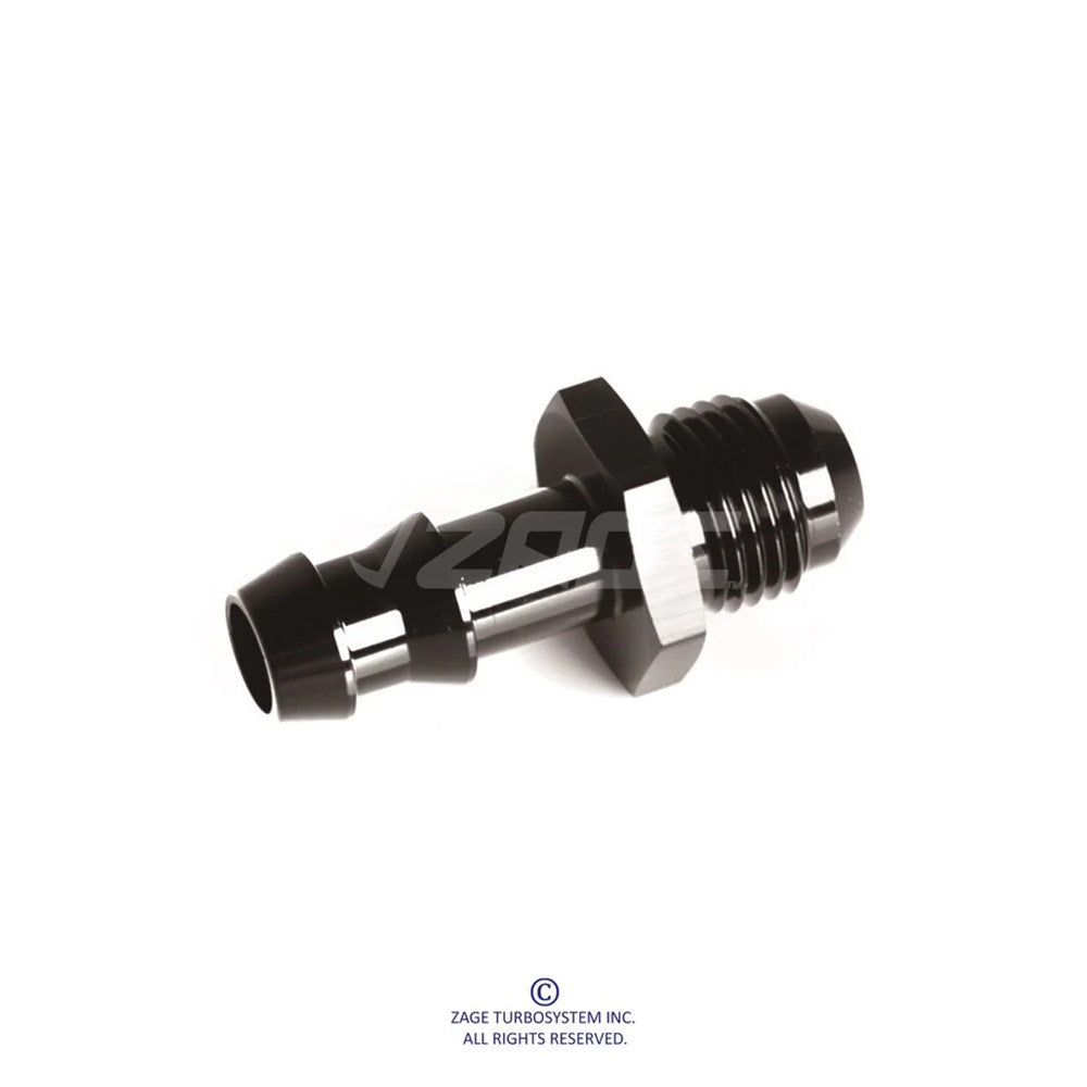 AN8 Flare to 15.4mm Barb Fitting (Order in)