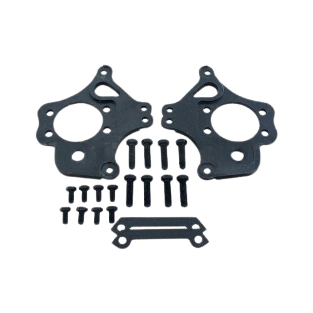GKTECH 2 POT NISSAN DUAL CALIPER BRACKETS (PAIR)