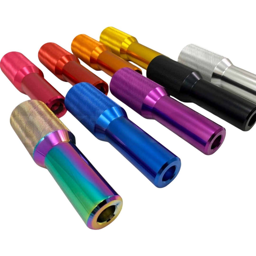 GKTECH NEO CHROME EXTRA LONG STEPPED KNURL GEARKNOB