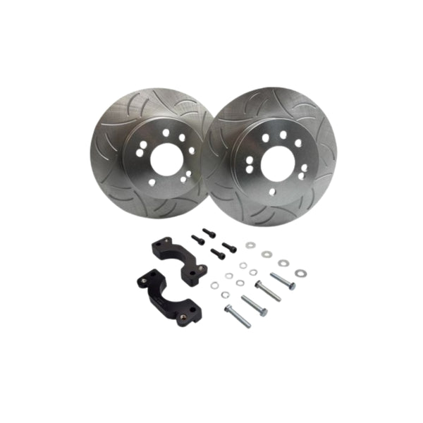 GKTECH HFM.PARTS 300MM MULTI STUD REAR ROTOR UPGRADE KIT S13, S14, S15, 180SX, 200SX (Order in)