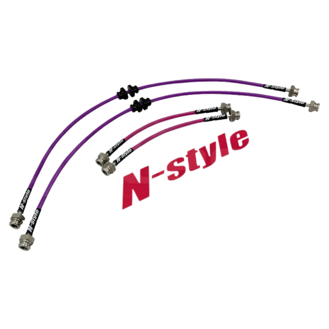 GKTECH N-STYLE Z32 300ZX BRAIDED BRAKE LINES OEM (Order in)