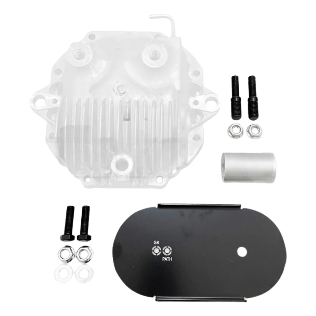 GKTECH PATHFINDER DIFF COVER TO Z33 SUBFRAME CONVERSION BOLT ON BUSHES (Order in)