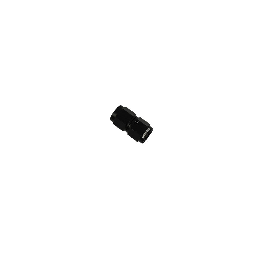 Hose Fitting Swivel Coupler Black Female-Female Straight AN6