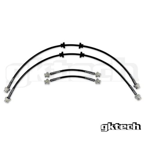 GKTECH Z32 300ZX BRAIDED BRAKE LINES HARD LINE DELETE (Front & Rear set) (Order in)