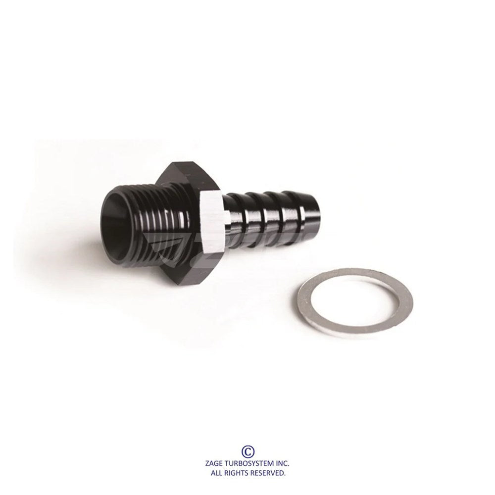 M10x1.0 to 10mm Barb Fitting (Order in)