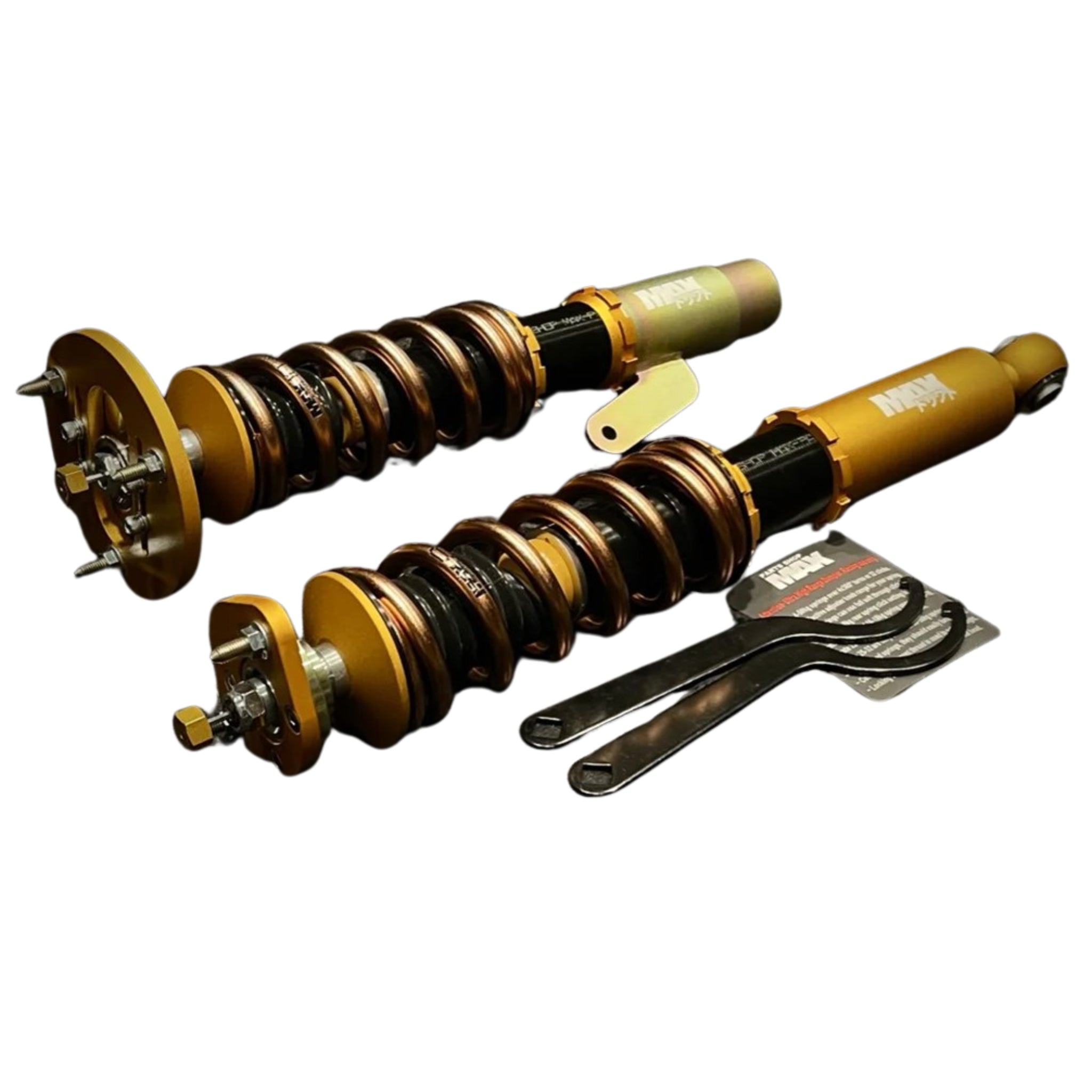 PSM Comp true coilovers for E46 BMWs 10kg F 8kg R (Order in)