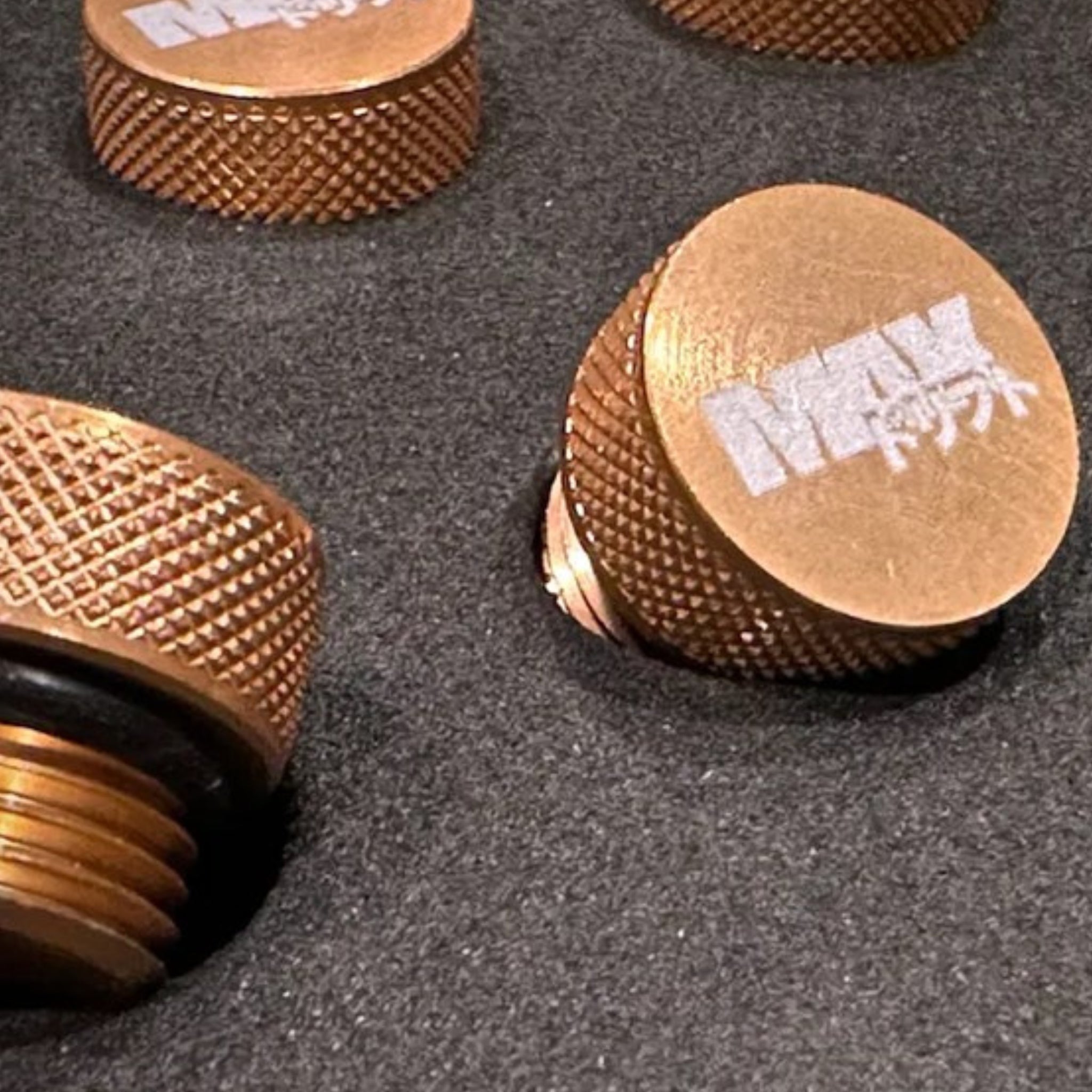 PSM M12p1.5 Lug Nut Cap COPPER Plated (Order in)