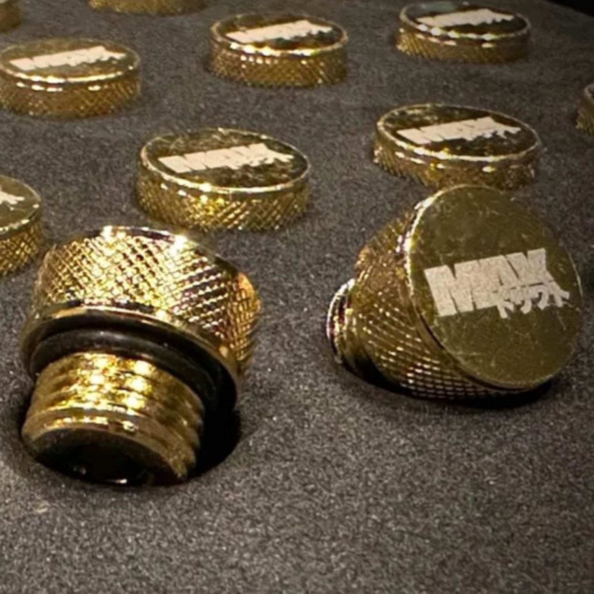 PSM M12p1.5 Lug Nut Cap GOLD Plated (Order in)