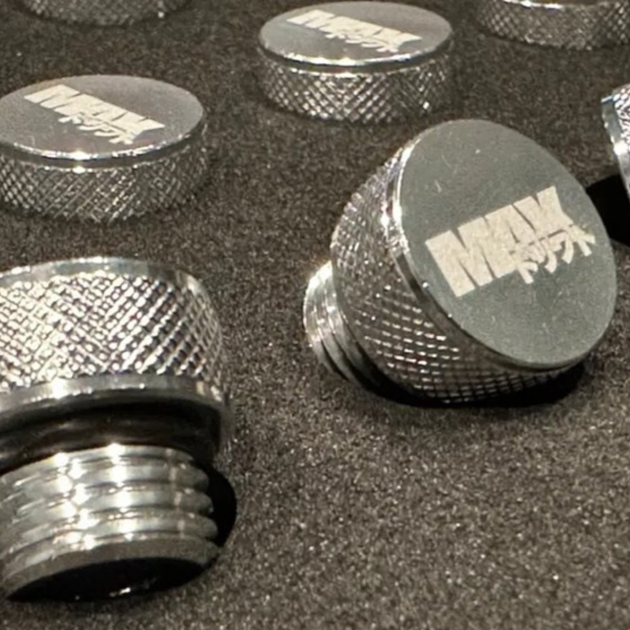 PSM M12.1.5 Lug Nut Cap SILVER Anodized (Order in)