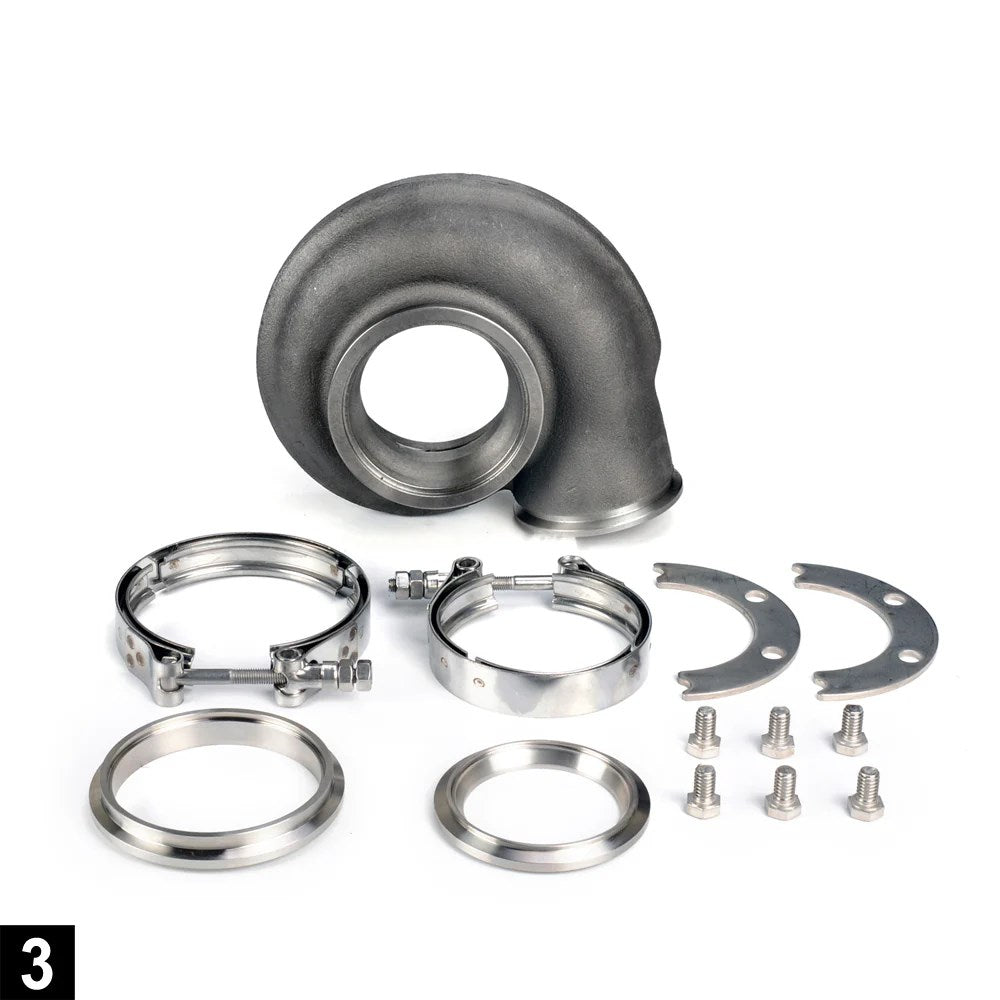 Turbo GTX3584RS (Hose Bead) Super Core + V-band/0.83 Housing (Order in)