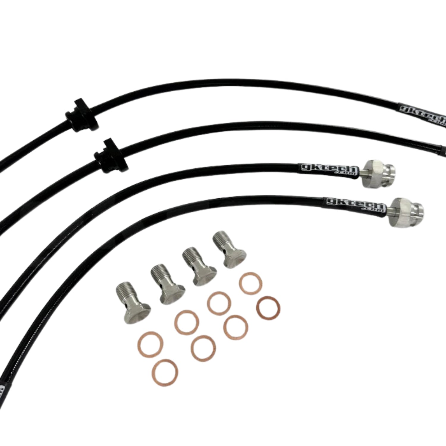 GKTECH S14/S15 200SX BRAIDED BRAKE LINES (Front & Rear set) (Order in)