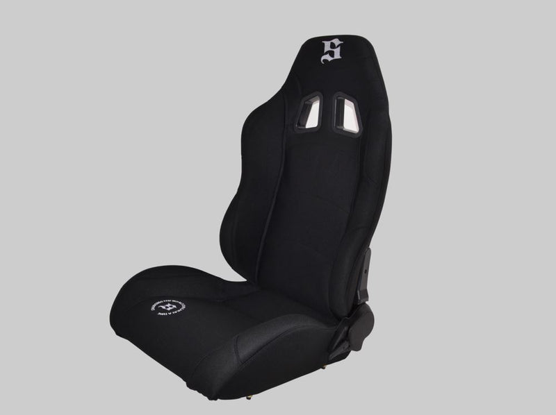 Bucket Seat - Black Fabric Reclinable