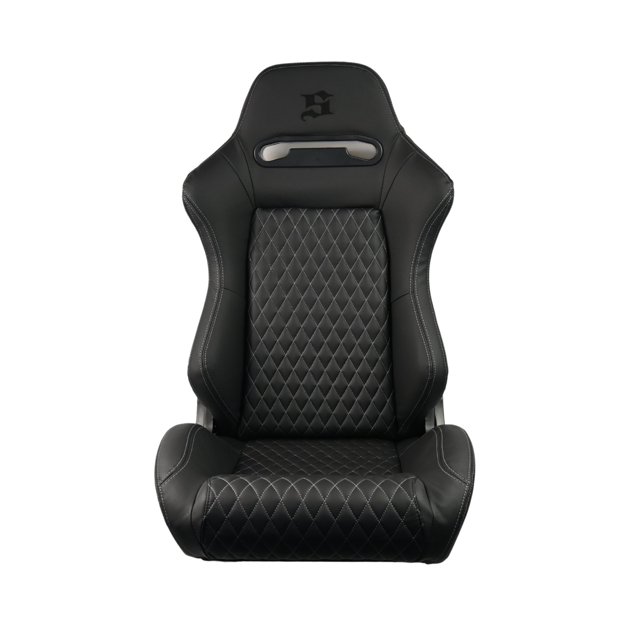 Bucket Seat Reclinable - Checker style black