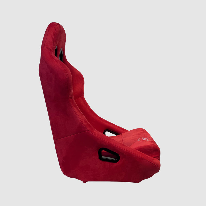 Bucket Seat - Red Suede Entry