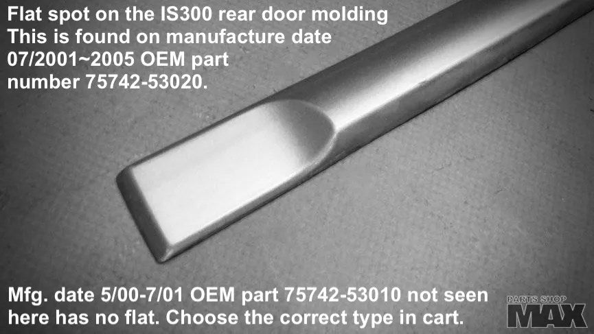 PSM IS300 ABS Right Door overlay from the widebody kit (Order in)