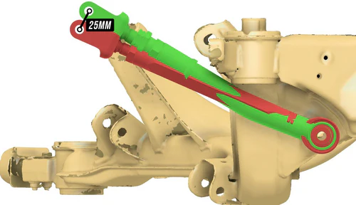 GKTECH S14/S15/R33/R34 HICAS DELETE BENT ARM COMBO (Order in)