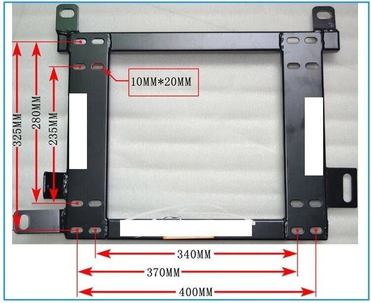 Crank Motorsport Seat Rails Toyota Land Cruiser 80 Series RH