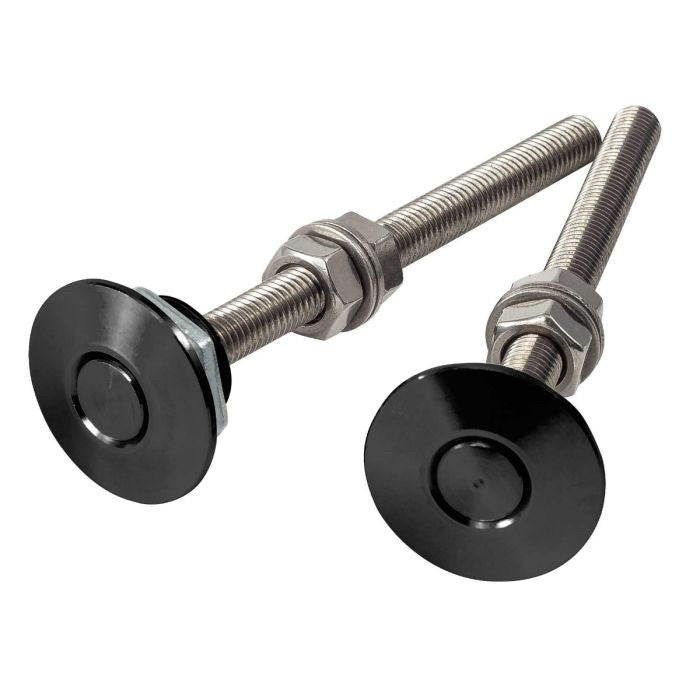Grayston Push Button Bonnet Pin Black