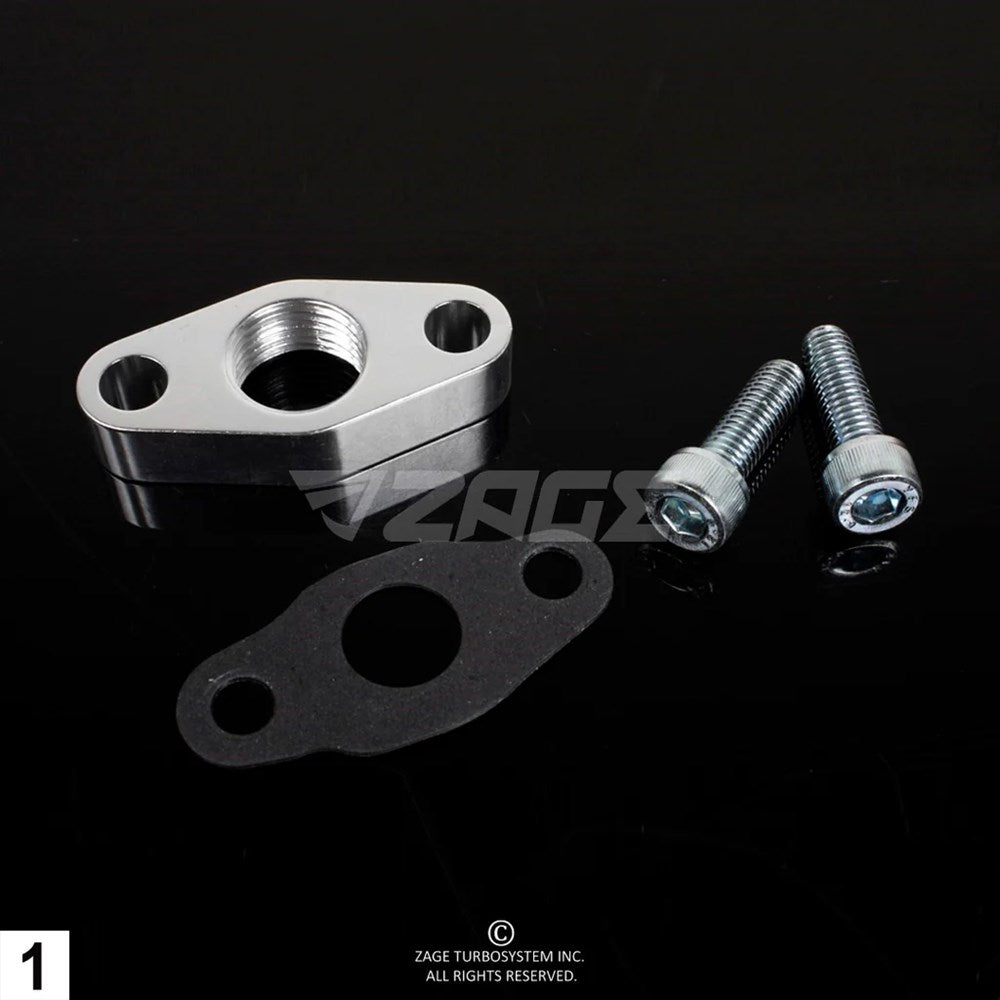 Turbo Oil Drain Flange Garrett T3/T4 (Order in)