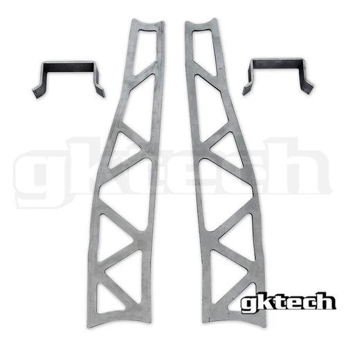 GKTECH S/R CHASSIS (RWD) 20mm FRONT LCA WELD IN REINFORCEMENT PLATES (Order in)