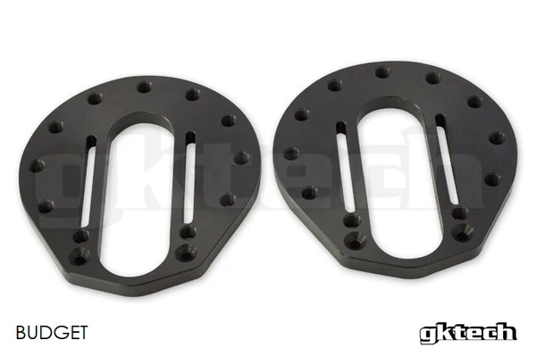 GKTECH BUDGET S-CHASSIS OFFSET CAMBER STRUT TOPS (Order in)