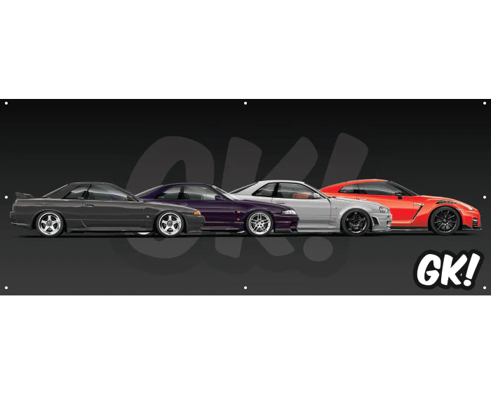GKTECH R-CHASSIS GARAGE BANNER (Order in)