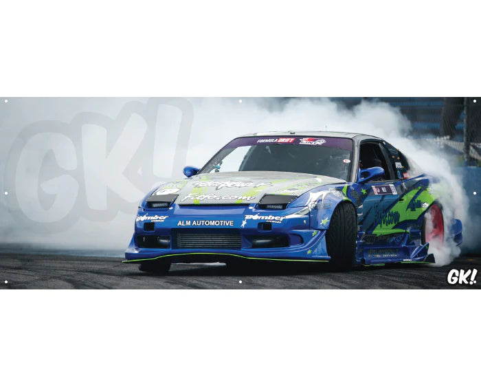 GKTECH DUSTIN MILES GARAGE BANNER (Order in)