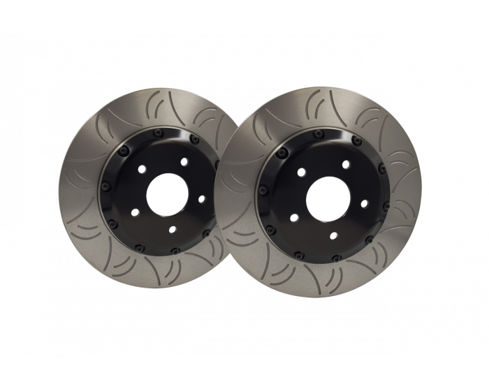 GKTECH HFM.PARTS 324MM R33/R34 GTR 2 PIECE SLOTTED ROTORS (SOLD AS A PAIR) (Order in)