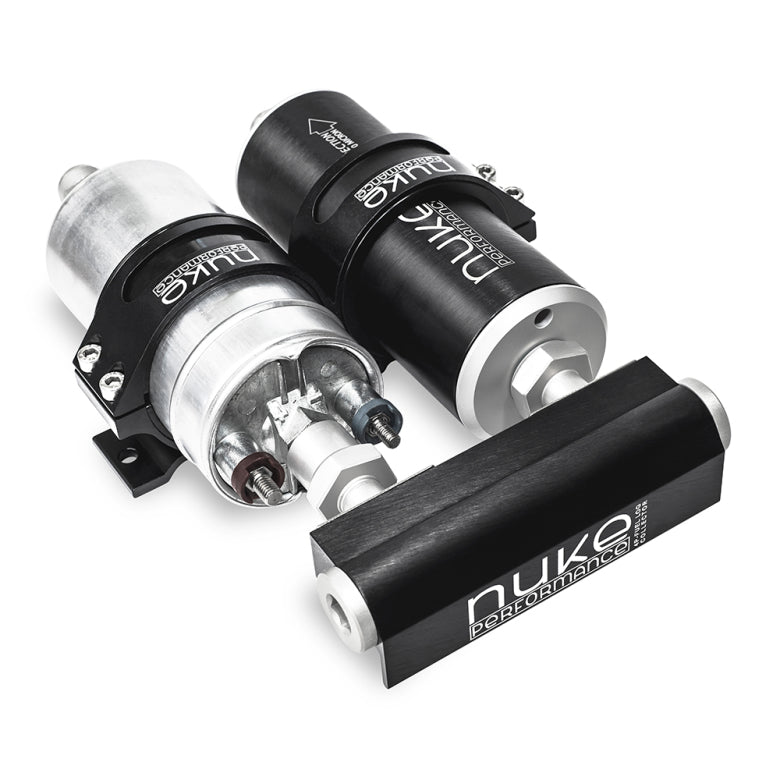 Nuke Fuel Log Collector 4P to suit 1x Bosch 044 + 1x Nuke Fuel Filter (Order in)
