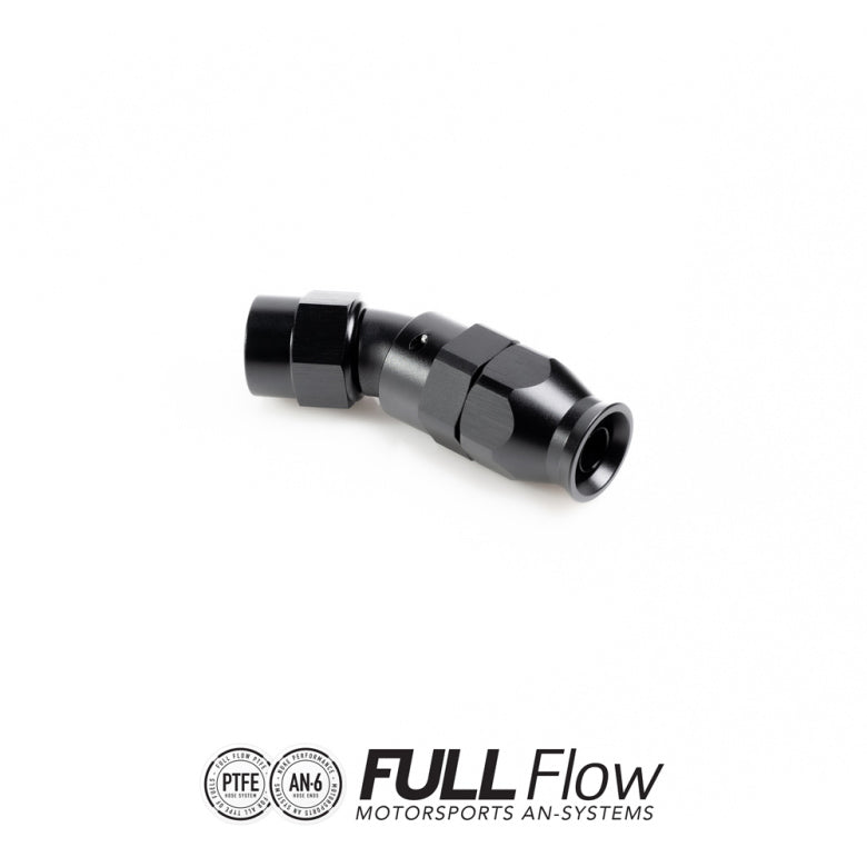 Nuke Full Flow PTFE Hose End Fitting 30 Degree AN-8 (Order in)