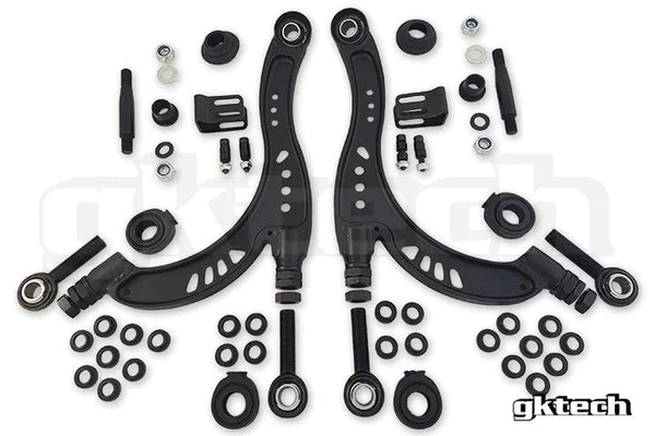 GKTECH S13/180SX +39 > +74mm FRONT SUPER LOCK LOWER CONTROL ARMS (FLCA'S) (Order in)