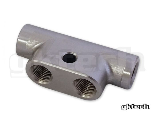 GKTECH STAINLESS STEEL 4 WAY BRAKE UNION (Order in)
