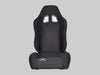 Bucket Seat - Black Fabric Reclinable