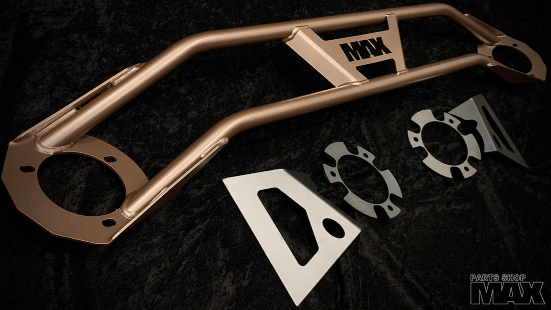 PSM E36 Front Strut Tower Bar and reinforcement plate set