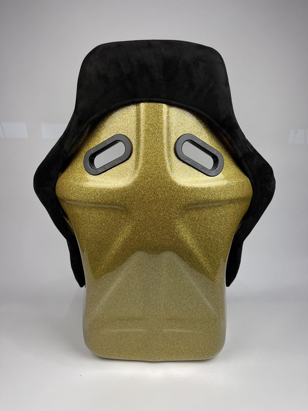 Bucket Seat Fixed - Pro Suede gold glitter back