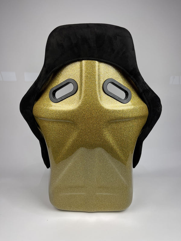 Bucket Seat Fixed - Pro Suede gold glitter back (black)
