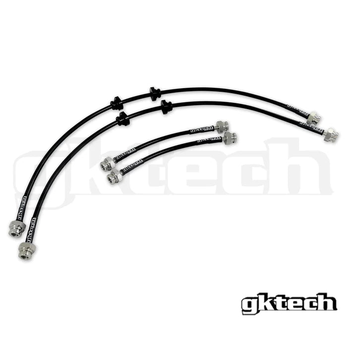 GKTECH Z32 300ZX BRAIDED BRAKE LINES HARD LINE DELETE (Front set only) (Order in)