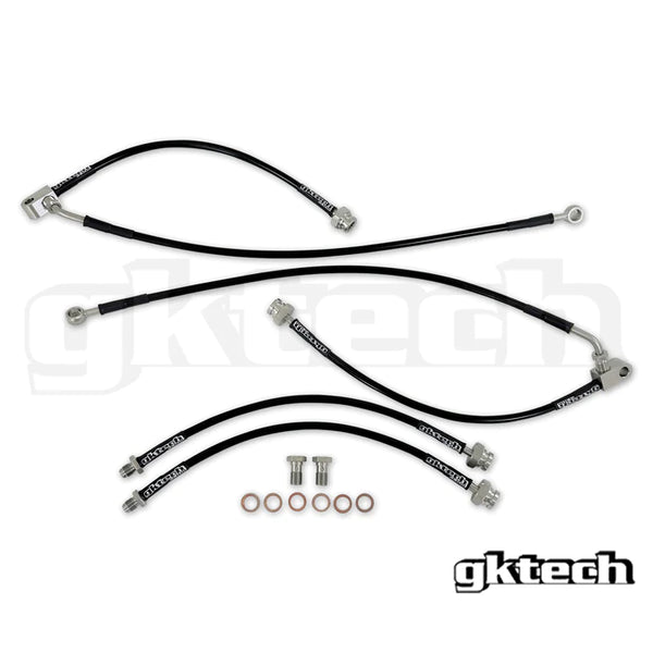 GKTECH Z33 350Z BRAIDED BRAKE LINE SET (FRONT AND REAR) (Order in)