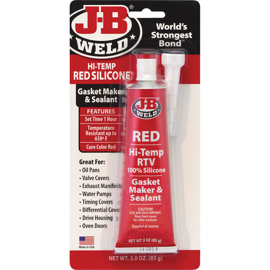 JB Weld Red High Temp RTV Silicon 85g * SCARLES*