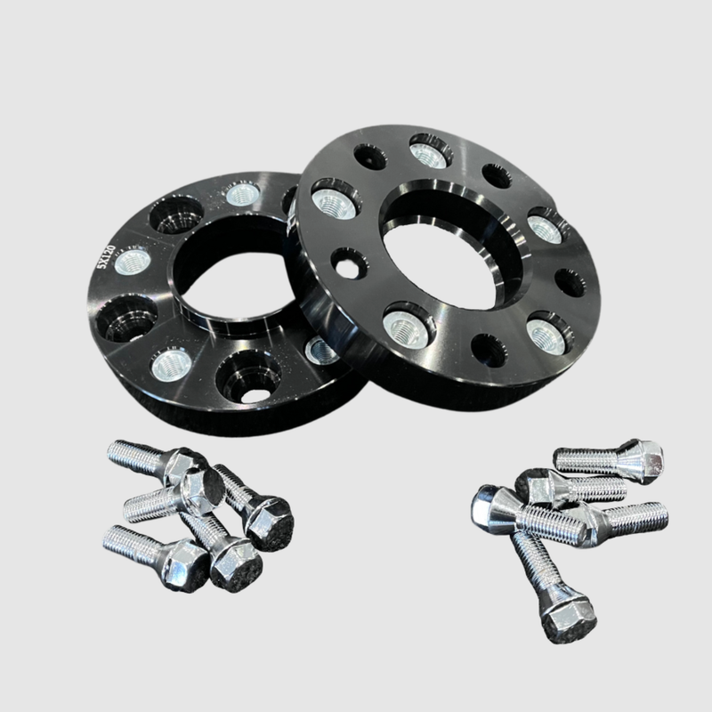 Wheel Spacers 5x120 12X1.5 BMW BOLT 25mm Pair